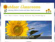 Tablet Screenshot of outdoor-classrooms.com